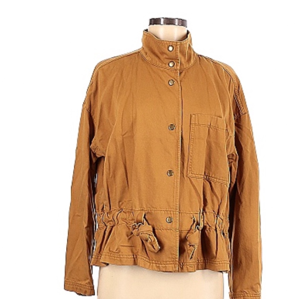 Women's Madewell Camel Cinch Waist Jacket